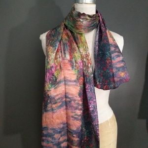 Satin scarf/wrap
